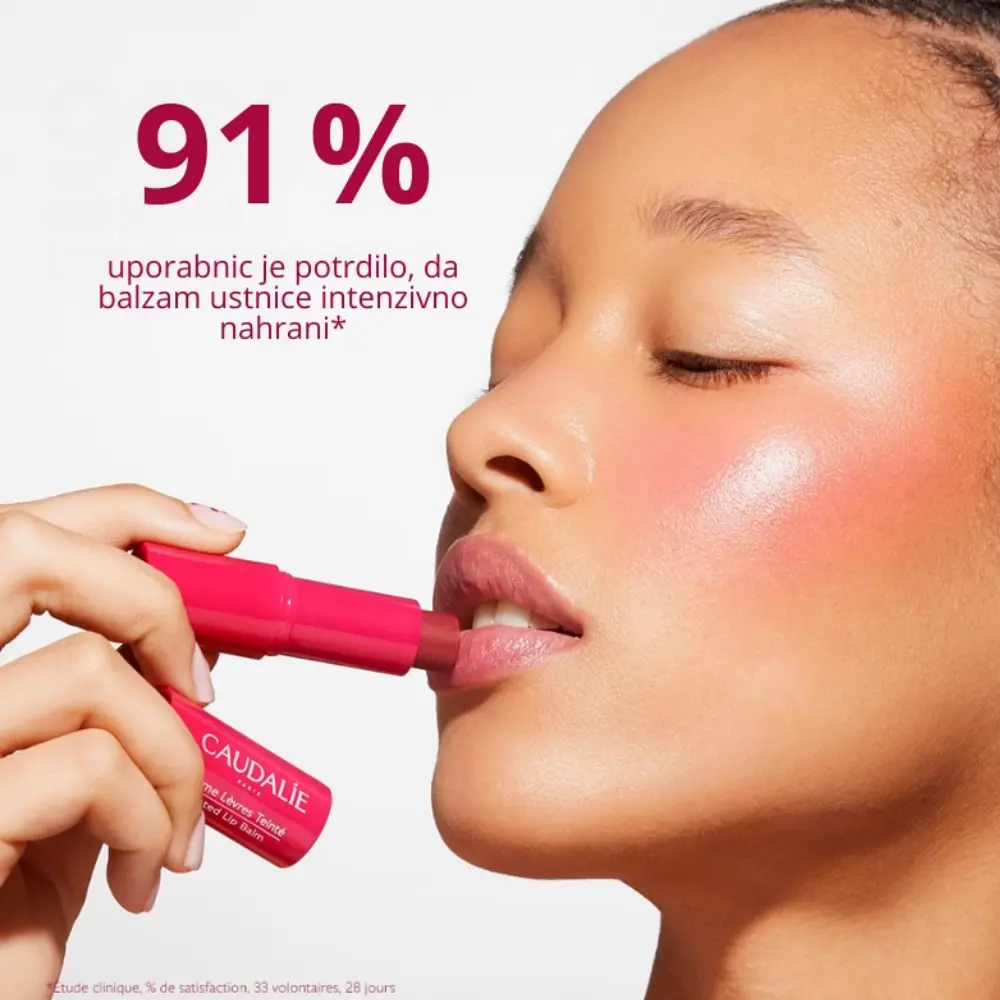 Caudalie, obarvan balzam za ustnice (4,5 g)